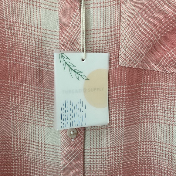 NWT Thread & Supply Button Down Top - Picture 7 of 7